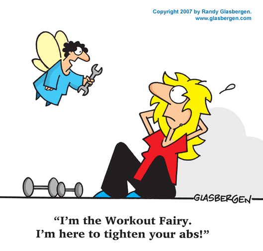 Workout Fairy Archives Glasbergen Cartoon Service