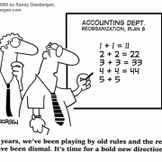 Accounting Cartoons: cartoons about billing, cartoons about accountants,  invoice, billing statement, invoicing, accounting manager, accounting department, bookkeeping, finance department, bookkeeping office, bookkeeping services, debt collector, general accounting, financial problems, new math, old rules, change the rules, math, numbers.