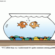 It's called deja vu. I understand it's quite common among goldfish.