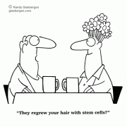 They regrew your hair with stem cells?