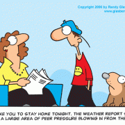 Cartoons About Mothers: mom, mommy, mother\'s day, motherhood, parenthood, parenting, parent of teenager, peer pressure, weather report, worry about children, worrying, overprotective parent.