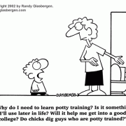 Cartoons About Mothers: mom, mommy, mother\'s day, motherhood, parenthood, parenting, potty training, toilet training, toddler.