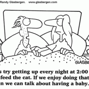 Cartoons About Mothers: mom, mommy, mother\'s day, motherhood, parenthood, parenting, becoming a mother, conception, fertility, having a baby.