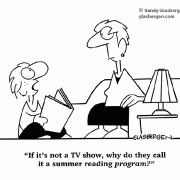 If it's not a TV show, why do they call it a summer reading program?
