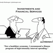 For a healthier economy, I recommend a fitness program of high-intensity interval spending.