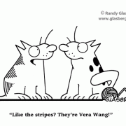 Cat Cartoons: Vera Wang, fashion, cat fur