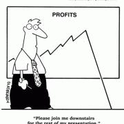 Cartoons about charts, graphs.