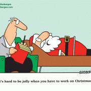 Christmas Cartoons, Santa, Santa Claus, psychiatrist, psychiatry, holiday, holiday stress, holiday depression, jolly.