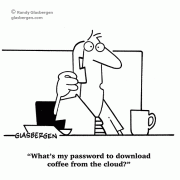 What's my password to download coffee from the cloud?