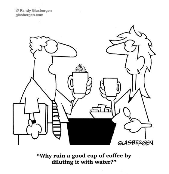 funny cartoons about coffee Archives - Glasbergen Cartoon Service
