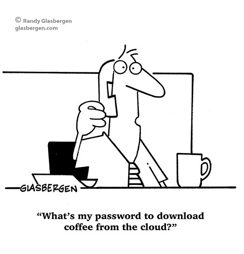 cloud computing humor cartoons Archives - Glasbergen Cartoon Service