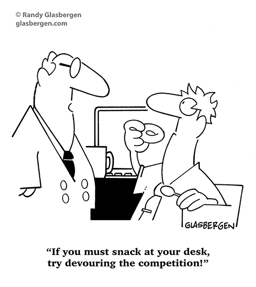 cartoons about competition. Archives - Glasbergen Cartoon Service