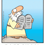 cartoons about diabetes,Number 11: Thou Shalt Not Eat Carbs. I think I'm gonna have trouble selling that one!, Moses, Ten Commandments, Dieting, low-carb diet, carbs, weight loss, Bible.
