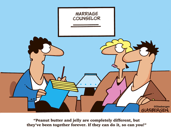Marriage Counselor Cartoons - Glasbergen Cartoon Service