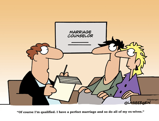 Marriage Counselor Cartoons - Glasbergen Cartoon Service