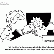 Marriage Counselor Cartoons: couples therapy, couples counseling, cartoons about marriage counseling, marriage therapy, marriage repair, Humpty Dumpty, bedtime story.