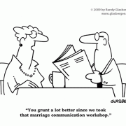 Marriage Counselor Cartoons: marriage therapy, marriage workshop, marriage repair, couples therapy, couples workshop, couples communication.