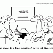 The secret to a long marriage? Never get divorced!