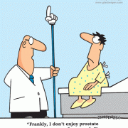 Cartoons About Medical Doctors,I don\'t enjoy prostate exams any more than you do, doctor, medical cartoons, examination, aging, men\'s health, Doctor Cartoons, cartoons about doctors, physicians.physical.