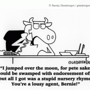Animal Cartoons: cartoons about pets, funny animals, talking animals, zoo animals, wild animals, animal cartoons for clip art, animal humor, animal jokes, animal pictures, animal comics, farm animals, wildlife, cow jumped over the moon, nursery rhymes, talking cow, talent agent, cow on the phone.