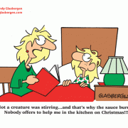 Christmas Cartoons: night before christmas, stories, bedtime, not a creature was stirring, christmas food, cooking, family, holiday family.