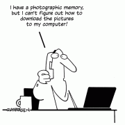 I have a photographic memory, but I can't figure out how to download the pictures to my computer!