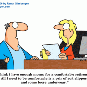 Money Cartoons: cash, saving money, losing money, investing, finance, financial services, personal finance, investing tips, investing advice, financial advice, retirement investing, Wall Street humor, making money, mutual funds, retirement planning, retirement plan, retirement fund, financial advisor, spending, comfortable retirement.