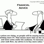 Money Cartoons: cash, saving money, losing money, investing, finance, financial services, personal finance, investing tips, investing advice, financial advice, retirement investing, Wall Street humor, making money, mutual funds, retirement planning, retirement plan, retirement fund, financial advisor, spending, sofa cushions, sources of cash, coins, found money, spare change, furniture, dollars, cents, pennies, dimes, quarters, nickles.