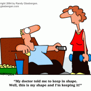 Fitness Cartoons, Exercise Cartoons: exercising, being more active, get fit, getting in shape, physical conditioning, workout, working out, training, physical fitness, exercise program, exercise routine, burning calories, get healthy, getting fit, keep in shape, keeping in shape, body image, body shape.