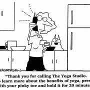 Fitness Cartoons, Exercise Cartoons: exercising, being more active, get fit, getting in shape, physical conditioning, workout, working out, training, physical fitness, exercise program, exercise routine, burning calories, get healthy, getting fit, introduction to yoga, stretching, yoga, yoga lesson.