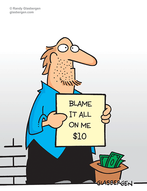 street beggar cartoon comics. Archives - Glasbergen Cartoon Service