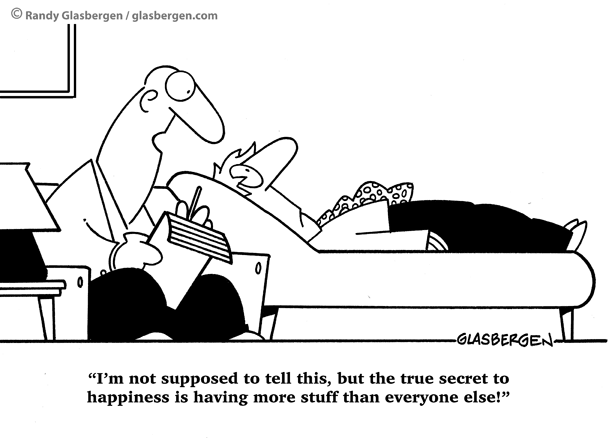 Cartoons About Happiness - Glasbergen Cartoon Service