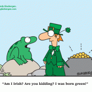 Holiday Cartoons: St. Patrick\'s Day cartoons, leprechaun / holiday27