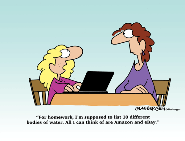 Homework Cartoons - Glasbergen Cartoon Service