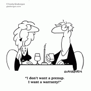 I don't want a prenup. I want a warranty!
