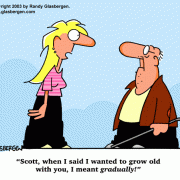 Marriage Cartoons, Love Cartoons: relationship problems, relationship issues, communication, couples, improving relationships, friend, lover, loving, loving someone,  getting older, growing old together, teen love.