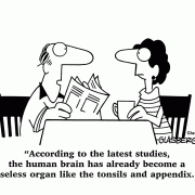According to the latest studies, the human brain has already become a useless organ like the tonsils and appendix.