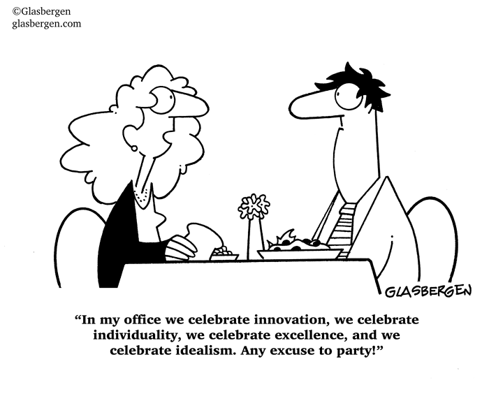 office party cartoon