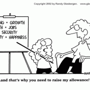 Money Cartoons: cash, saving money, losing money, investing, finance, financial services, personal finance, investing tips, investing advice, financial advice, retirement investing, Wall Street humor, making money, mutual funds, retirement planning, retirement plan, retirement fund, financial advisor, spending, growing the economy, economic education.