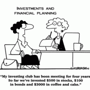 Money Cartoons: cash, saving money, losing money, investing, finance, financial services, personal finance, investing tips, investing advice, financial advice, retirement investing, Wall Street humor, making money, mutual funds, retirement planning, retirement plan, retirement fund, financial advisor, spending, investing club