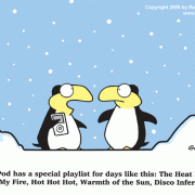 Music Cartoons, penguin music, playlist, music playlist, summer music.