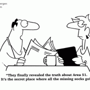 They finally revealed the truth about Area 51. It\'s the secret place where all the missing socks go!