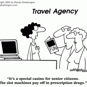 Cartoons About Prescription Drugs and Medications, pharmaceuticals, pharmacology, pharmacist, druggist, medicine, medication, prescriptions, prescription drugs, health, pills, Rx, healthcare, healthcare products, remedy, prescription remedies, cures, casino cartoons,  gambling cartoons, cartoon about Las Vegas, Atlantic City, travel, affordable drugs, affordable medications, how to afford medications, senior citizens.