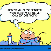 Baby Cartoons: first tooth, baby\'s first tooth, flossing, pediatric dentistry, baby teeth.