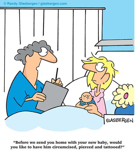 Cartoons About Pregnancy - Glasbergen Cartoon Service