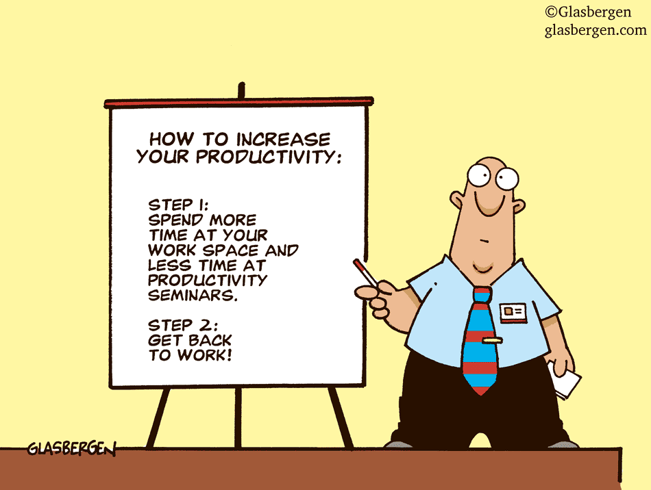 How get back to work. Boss cartoon. Office Friday cartoon. Get back to work