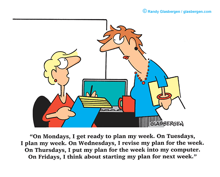 productivity cartoon