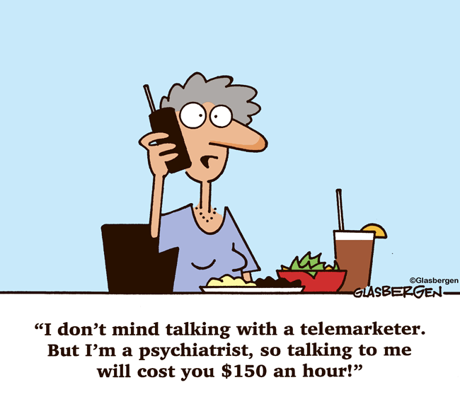 Psychiatrist Cartoons and Psychology Cartoons - Glasbergen Cartoon Service