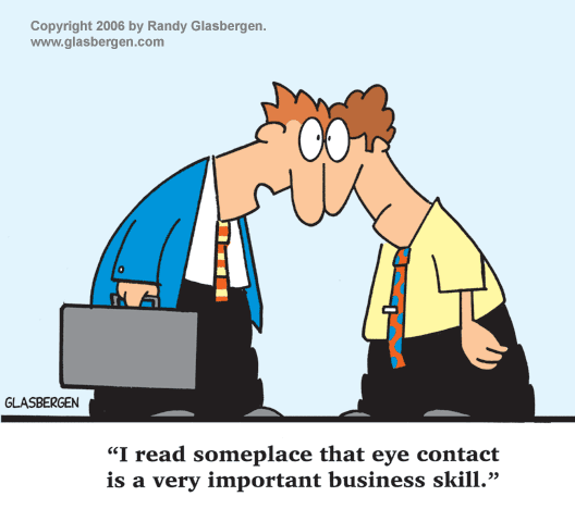 eye contact Archives - Glasbergen Cartoon Service