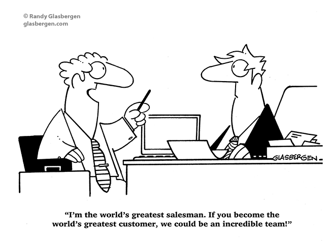 funny cartoons for sales people Archives - Glasbergen Cartoon Service
